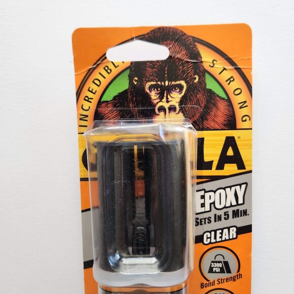 Gorilla Glue Clear Epoxy 5 minutes .85 fl oz Clear Water Resistant Gap-filling B - Picture 4 of 14